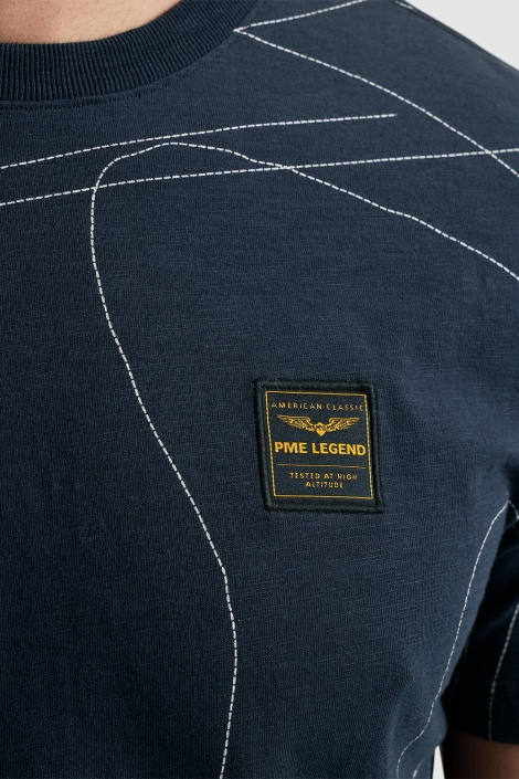 PME legend short sleeve r-neck slub jersey pa